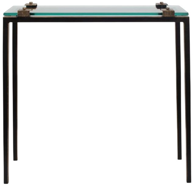 Uttermost® Averona Bronze Glass Top Accent Table-3