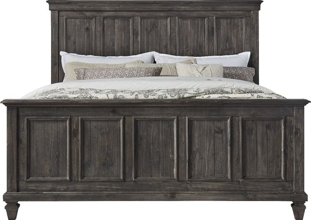 Magnussen Home® Calistoga Weathered Charcoal California King Panel Bed-3