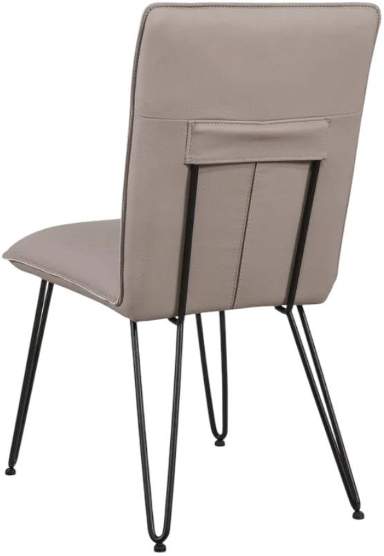 Modus Furniture Crossroads Demi Taupe Hairpin Leg Dining Side Chair-3