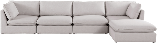 Meridian Furniture Mackenzie 5-Piece Beige Modular Sectional Set-1