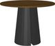 Amisco Customizable Gemma 48" Round Pub Table with 1" Walnut Veneer Top-0