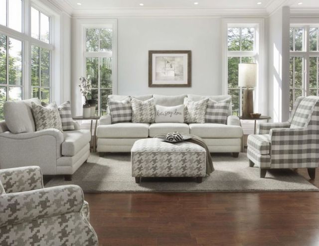 Clearance Fusion Furniture Basic Blass Berber Cocktail Ottoman-3