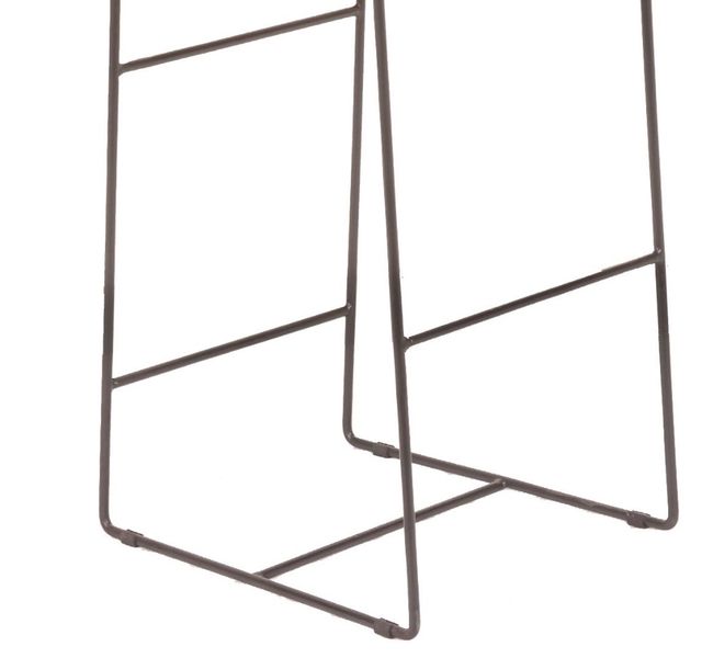 Home Trends & Design New York Black/Tobacco Bar Stool-1