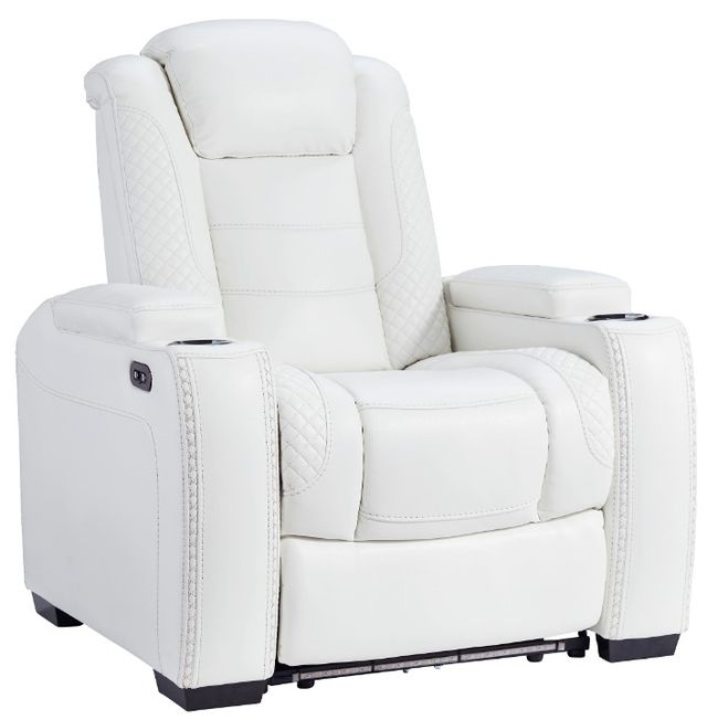 Signature Design by Ashley® Party Time 3-Piece White Power Reclining Living Room Seating Set-3