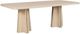 Modus Furniture Zinnia White Sand Double Pedestal Dining Table-0