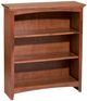 Whittier Wood® Furniture Customizable McKenzie 3-Shelf 30" Bookcase-0