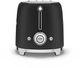 Smeg 50's Style 2 Slice Matte Black Toaster-3