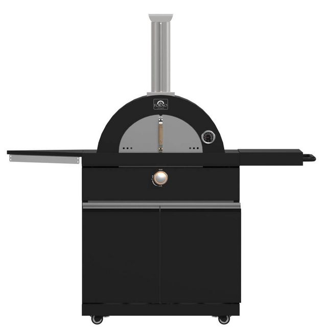 FORNO® Alta Qualita 5 Burner 176" Black Outdoor Kitchen Kit-8