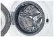 LG White Front Load Washer & Electric Dryer Laundry Pair-5