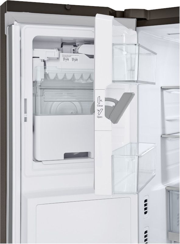 LG 36 in. 26.0 Cu. Ft. PrintProof™ Black Stainless Steel Counter Depth French Door Refrigerator-5