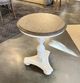 Riverside Furniture Jameson Pale Taupe Top End Table with Antique White Base-1