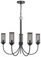 Cal® Lighting & Accessories Fulton Textured Bronze Chandelier-0