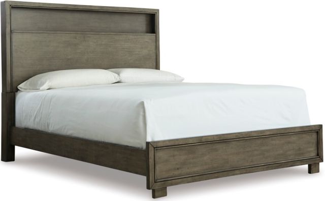 Signature Design by Ashley® Arnett 5-Piece Gray Queen Bookcase Bed Set-1