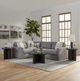 Flexsteel® Flex 5-Piece Gray Modular Sectional-4