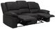 Emerald Home Navaro Black Manual Reclining Sofa-1