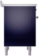 Ilve® Nostalgie II Series 36" Blue Pro Style Induction Range-3