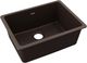 Elkay Quartz Classic® Mocha 24-5/8" x 18-1/2" x 9-1/2" Single Bowl Undermount Sink-0