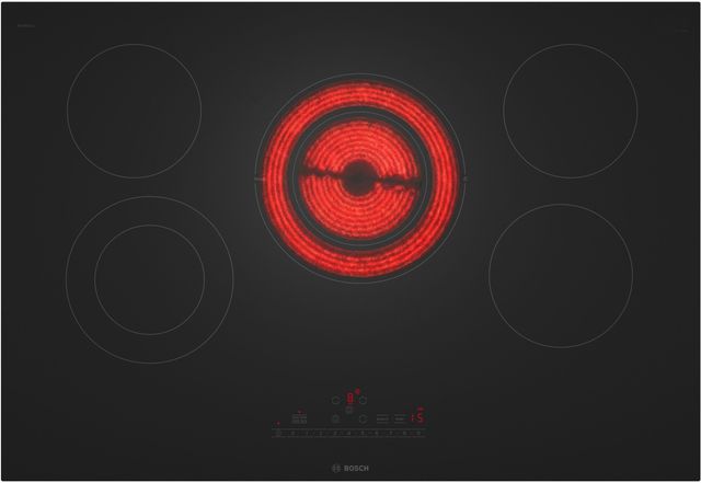 Bosch® 800 Series 31" Black Frameless Electric Radiant Cooktop-2