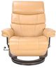 BenchMaster Cheer Saddle Manual Flip-Up Footrest Recliner-1