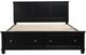 Signature Design by Ashley® Lanolee Black Queen Panel Storage Bed-1