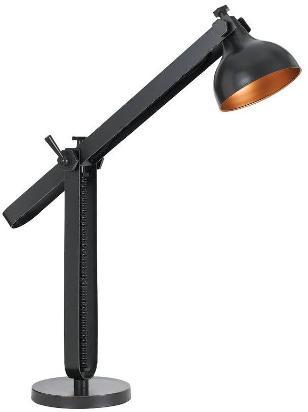Cal® Lighting & Accessories Latina Dark Bronze Desk Lamp-0