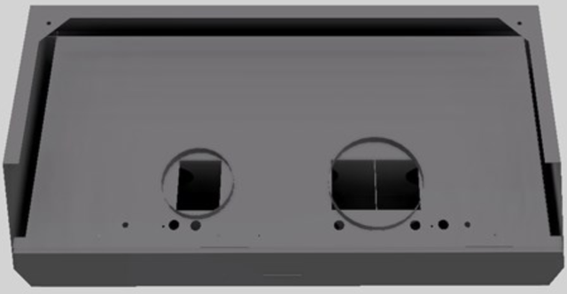 Vent-A-Hood® Designer Series 48" Gunsmoke Wall Mounted Range Hood-2
