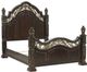 Mazin Furniture Catalonia Cherry Eastern King Bed-1