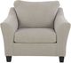 Benchcraft® Willarae Taupe Chair and a Half-2