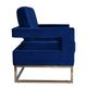 VIG Furniture Modrest Edna Blue Accent Chair-1