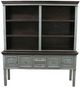 Million Dollar Rustic Savannah Tiffany Blue Cabinet-0
