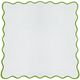 Laura Park Designs Green/White Scalloped Euro Sham-0