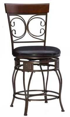 Powell® Black/Brown Counter Stool