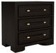 Riverside Furniture Lydia Dark Cabernet 3-Drawer Nightstand-0