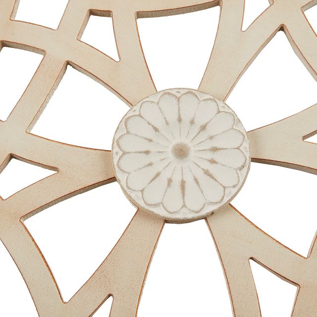 Olliix by Madison Park Damask Wood Panel Wood Carved Wall Panel-2