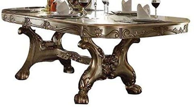 ACME Furniture Dresden Gold Patina Dining Table with Bone Accents-0