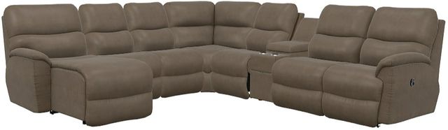 La-Z-Boy® Trouper Mink Reclining Sectional with Custom Layout Options-0