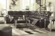 Signature Design by Ashley® Warnerton 3-Piece Chocolate Power Reclining Sectional -2
