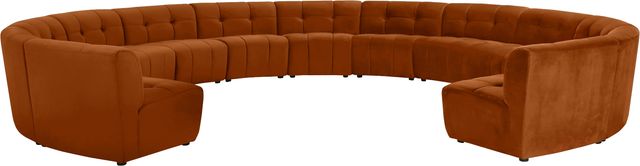 Meridian Furniture Limitless 13-Piece Cognac Modular Sectional-0