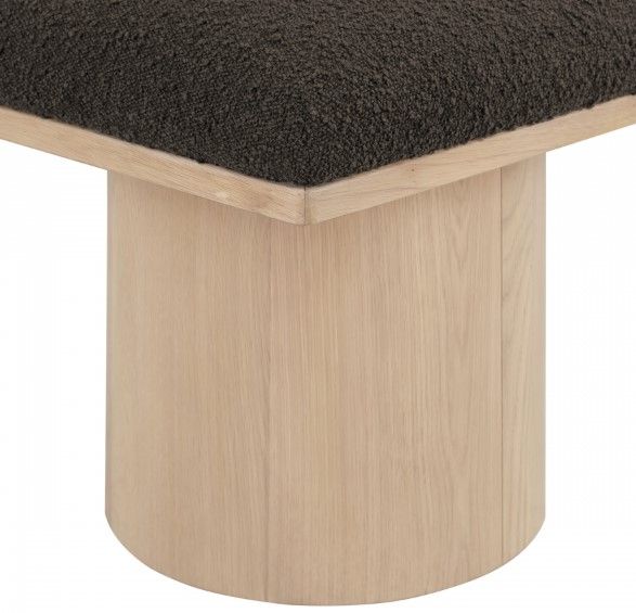 Meridian Furniture Pavilion 8-Piece Brown/Natural 72" Modular Bench Set-4
