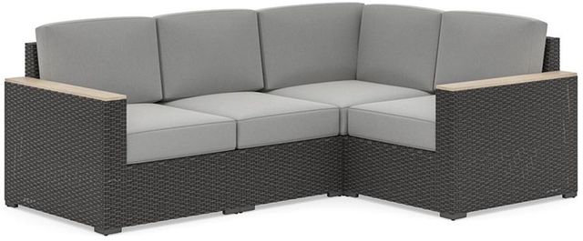 homestyles® Boca Raton Brown Outdoor 4-Seat Sectional-0