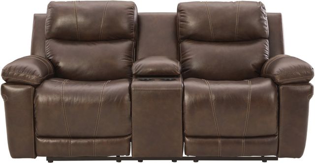 Signature Design by Ashley® Edmar 3-Piece Chocolate Power Reclining Living Room Seating Set-2