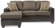 Mazin Furniture Slater 2-Piece Brown Reversible Sofa Chaise Sectional-3