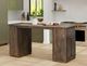 International Furniture Direct Mezquite Brown Kitchen Island-1