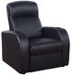 Coaster® Cyrus 7-Piece Black Manual Reclining Theater Seating-4