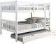 Donco Kids Austin Mission White Full/Full Bunk Bed With Twin Trundle-0