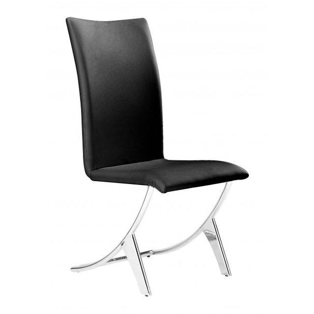 Zuo® Modern Delfin Black Dining Chair-0