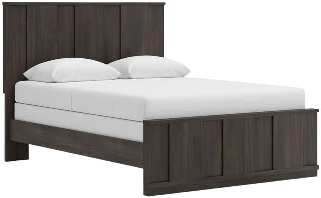 Signature Design by Ashley® Jadiston Dark Brown Queen Panel Bed-0