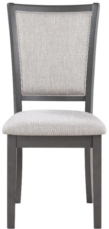 New Classic® Home Furnishings Amy 2-Piece Gray Dining Chair-2