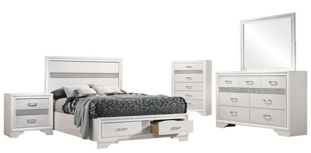 Coaster® Miranda 5-Piece White Full Storage Bedroom Set-0