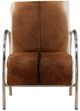 Dovetail Furniture Laney Natural Brown/Silver/White Occasional Chair-1